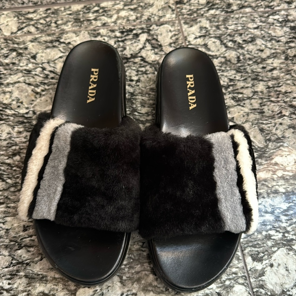 Prada Mink Slides - Picture 11 of 17